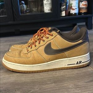 Nike Air Force 1 Brown Sneakers